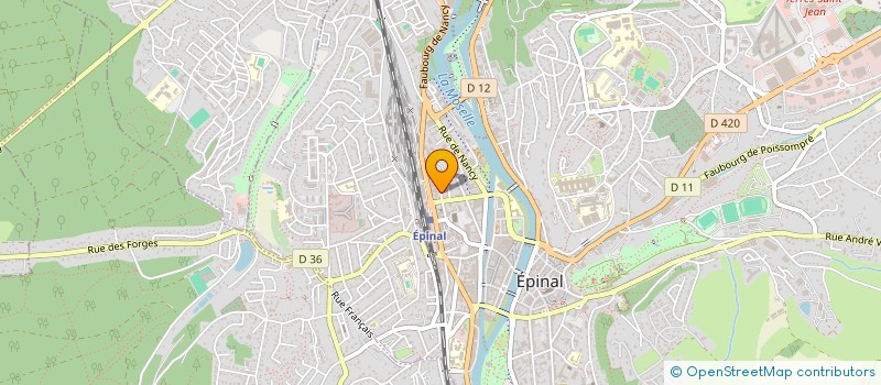 localisation de l'entreprise SCP DES DOCTEURS MUNTEAN ET CISLARIU à EPINAL