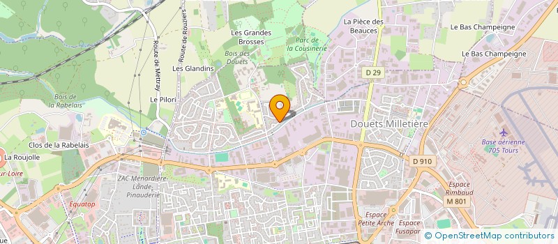 localisation de l'entreprise SCP DES DOUETS  TOURS