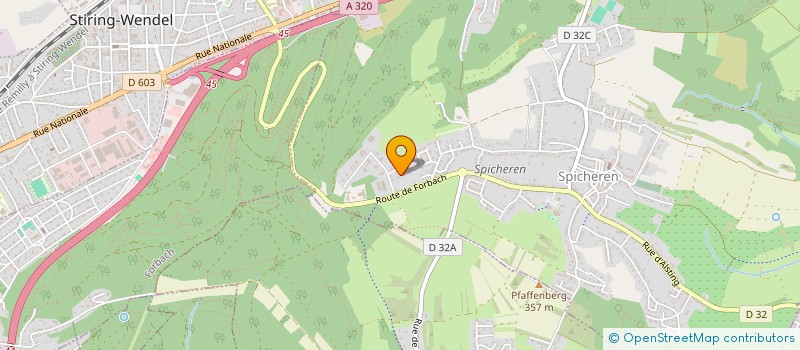 localisation de l'entreprise SCP DES HAUTS VENTS  SPICHEREN