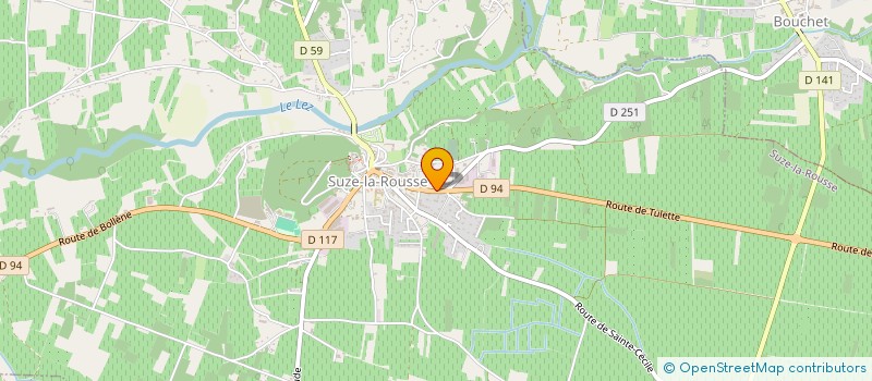 localisation de l'entreprise SCP DES INFIRMIERES DE SUZE-LA-ROUSSE à SUZE-LA-ROUSSE
