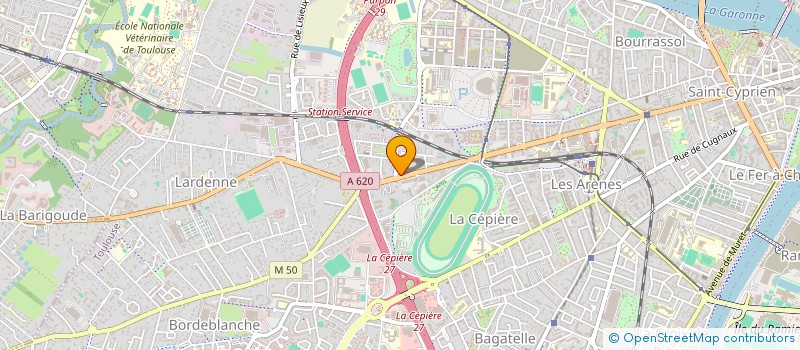 localisation de l'entreprise SCP DES INFIRMIERS DE LA COTE DE LARDENNE à TOULOUSE