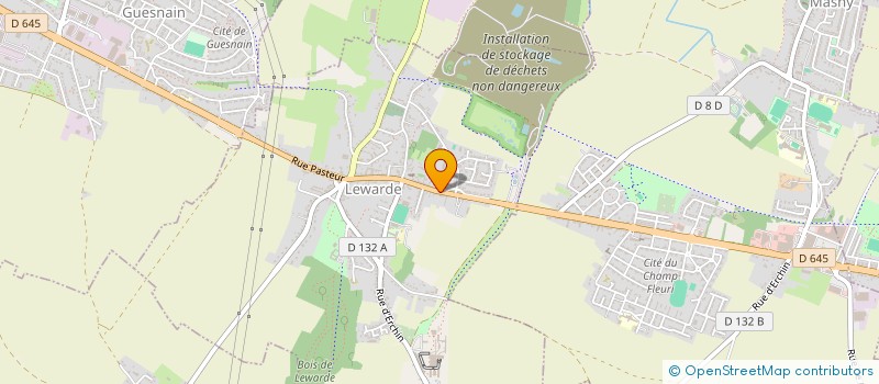 localisation de l'entreprise SCP DES KINES DE LEWARDE  LEWARDE