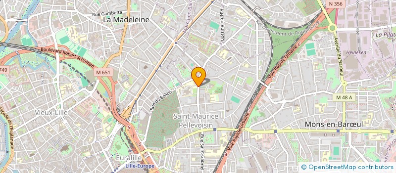 localisation de l'entreprise SCP DES MEDECINS - CIN LILLE à LILLE