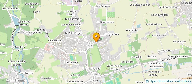 localisation de l'entreprise SCP DES MEDECINS DE L'AVENUE DU CHATEAU  LUYNES