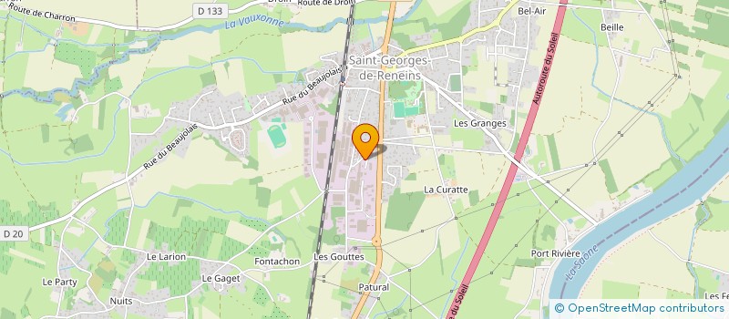 localisation de l'entreprise SCP DES RAJATS  SAINT-GEORGES-DE-RENEINS