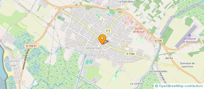 localisation de l'entreprise SCP DIERES MONPLAISIR FROISSARD à MARENNES-HIERS-BROUAGE