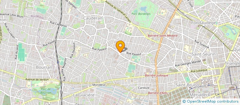 localisation de l'entreprise SCP DIR LABO BIOLOGIE MEDIC BAULT RISS à BORDEAUX