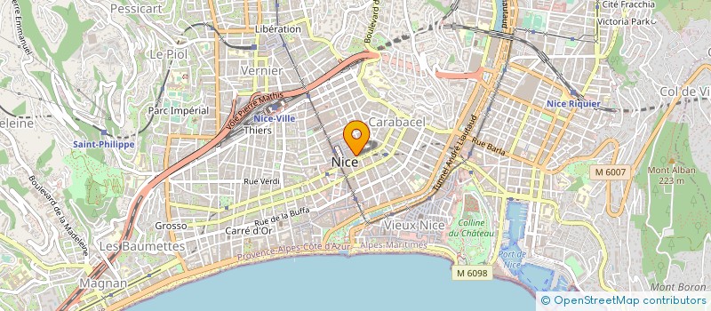 localisation de l'entreprise SCP DOCT PHILIPPE KUNZ ET CHALES ROUKOZ à NICE
