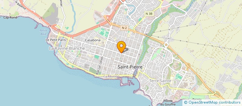 localisation de l'entreprise SCP DOCTEURS AMODE-MARIMOUTOU à SAINT-PIERRE