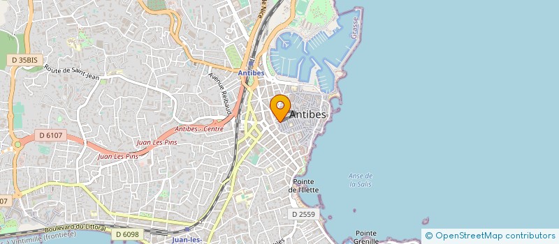 localisation de l'entreprise SCP DOMAINE DES OLIVIERS à ANTIBES