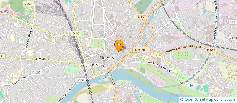 localisation de l'entreprise SCP DOMINIQUE MARTIN ET THIBAUT MARIE à NEVERS