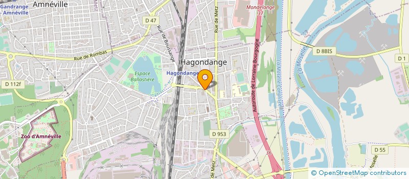 localisation de l'entreprise SCP DR FREDERIC SPATZ CARDIOLOGUE à HAGONDANGE