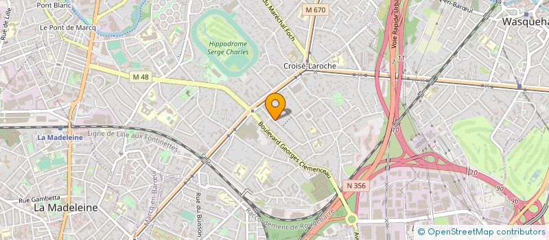 localisation de l'entreprise SCP DRALOUG à MARCQ-EN-BARŒUL