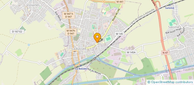 localisation de l'entreprise SCP DRS JOULIA & LERCH CHIRURG DENTISTES  LA BASSEE