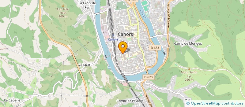 localisation de l'entreprise SCP DRS MASBOU J.VIGNOBOUL P.BEAUFORT P. à CAHORS