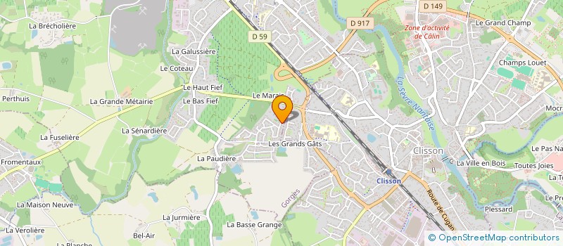 localisation de l'entreprise SCP DTJM  GORGES