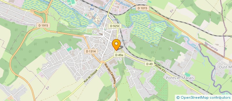 localisation de l'entreprise SCP DU CABINET MEDICAL CHAMPS DE MARS  EU