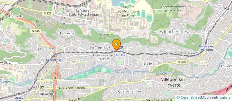 localisation de l'entreprise SCP DU CANAL à PALAISEAU