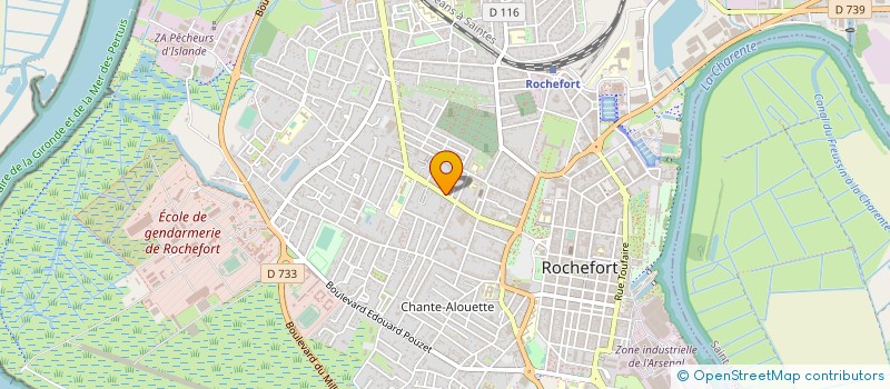 localisation de l'entreprise SCP DU DOCTEUR DUMARS MEDECIN DERMATOLOGUE à ROCHEFORT