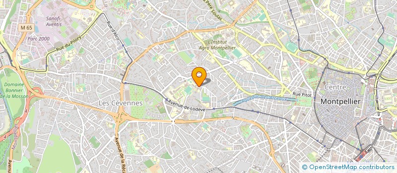 localisation de l'entreprise SCP DU DOCTEUR PIERRE BLANC, DOCTEUR EN MEDECINE, SPECIALISTE EN CHIRURGIE GENERALE ET DIGESTIVE à MONTPELLIER