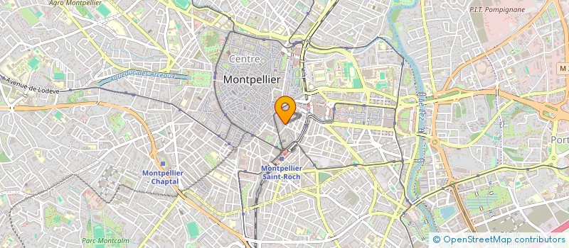 localisation de l'entreprise SCP DUMONTEIL - GUERIN à MONTPELLIER