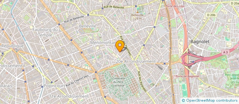 localisation de l'entreprise SCP DUTTLINGER FAIVRE  PARIS