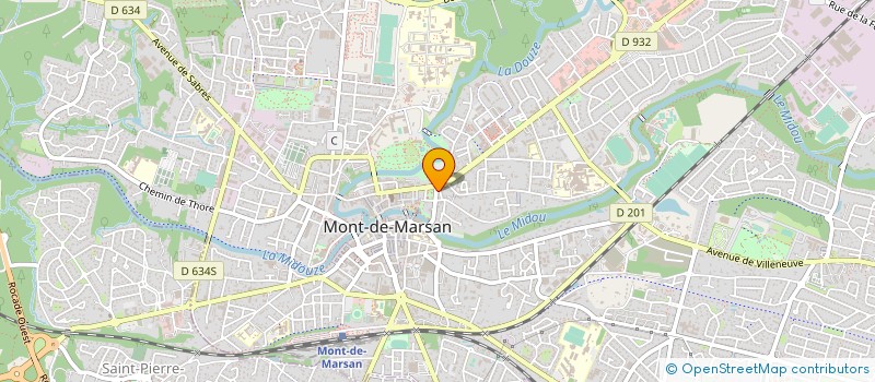 localisation de l'entreprise SCP DUVIGNAC ASSOCIES  MONT-DE-MARSAN