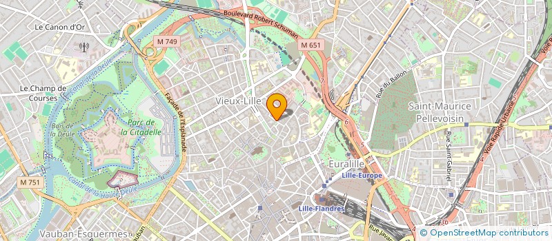 localisation de l'entreprise SCP ELAN à LILLE