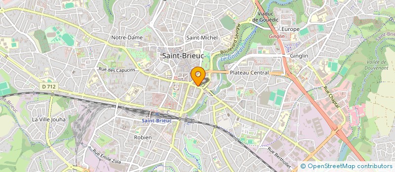 localisation de l'entreprise SCP ELGHOZI GEANTY GAUTIER PENNEC à SAINT-BRIEUC
