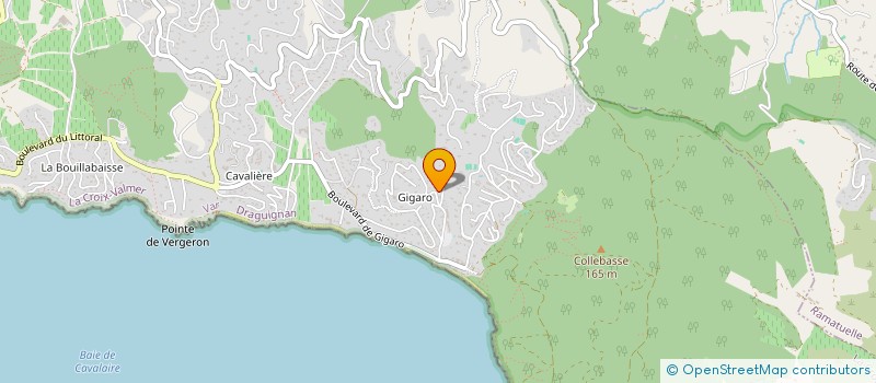 localisation de l'entreprise SCP ELIGE  LA CROIX-VALMER