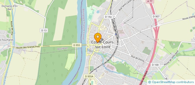 localisation de l'entreprise SCP EMELINE CAVET-JACOB NOTAIRE à COSNE-COURS-SUR-LOIRE