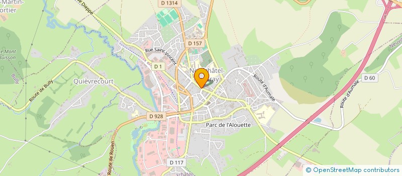 localisation de l'entreprise SCP EMMANUEL LESSARD, NOTAIRE ASSOCIE  NEUFCHATEL-EN-BRAY