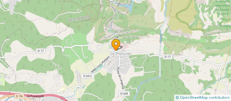 localisation de l'entreprise SCP ENERGIES RENOUVELABLES ET DEVELOPPEMENT TERRITORIAL  LE THOLONET