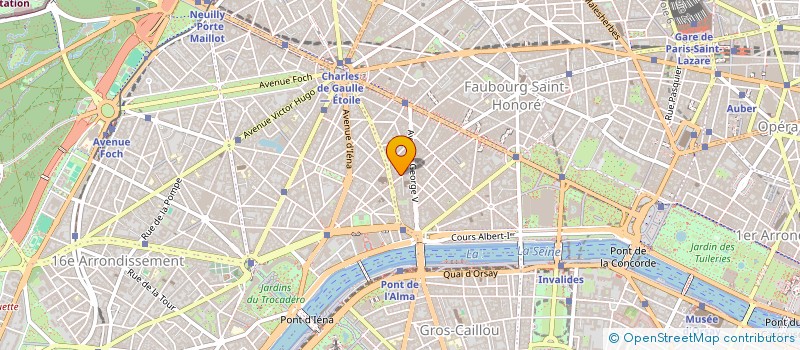 localisation de l'entreprise SCP ETOILE NEUILLY à PARIS