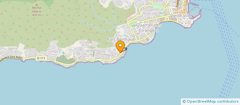 localisation de l'entreprise SCP EVOLUTION  AJACCIO