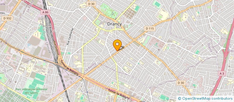 localisation de l'entreprise SCP FABRICE COUVILLERS, COMMISSAIRE DE JUSTICE à DRANCY