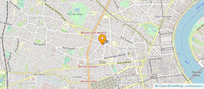 localisation de l'entreprise SCP FAMILIALE DELEUZE à BORDEAUX