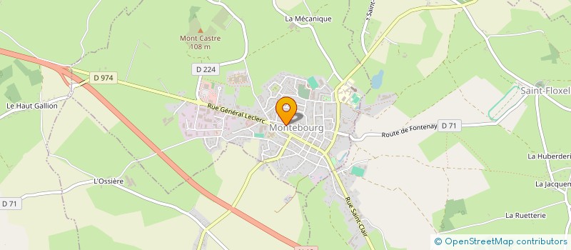 localisation de l'entreprise SCP FARIBAUD - LECONTE - LEDORMAND - LOIT - LOIT - TENDREL  MONTEBOURG
