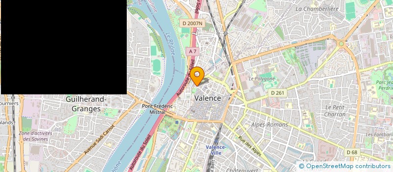 localisation de l'entreprise SCP FLEURIOT MELGAR à VALENCE