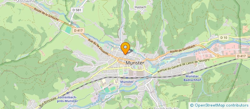 localisation de l'entreprise SCP FLIELLER SATTLER à MUNSTER