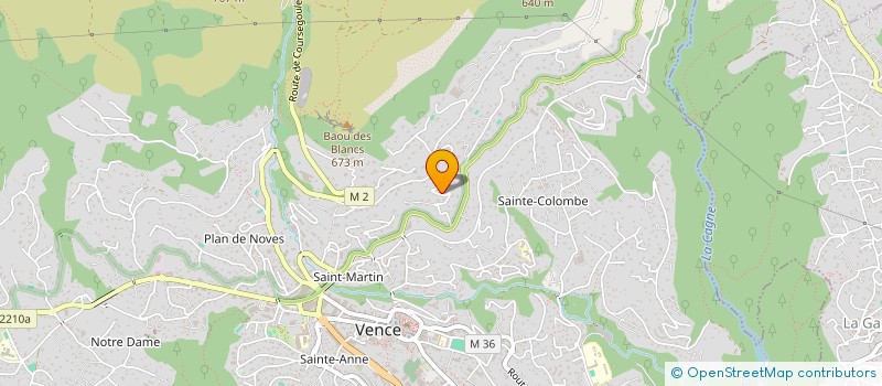 localisation de l'entreprise SCP FLOMARIN PAT à VENCE