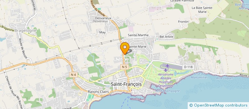 localisation de l'entreprise SCP FLORALIVET à SAINT-FRANCOIS