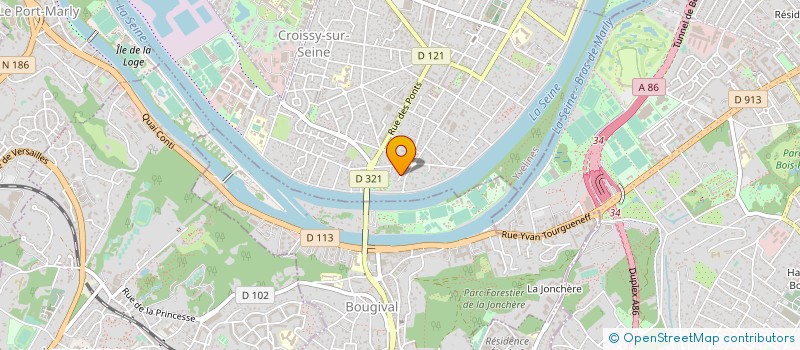localisation de l'entreprise SCP FONCIERE AUBRY RICHARD - FAR à CROISSY-SUR-SEINE