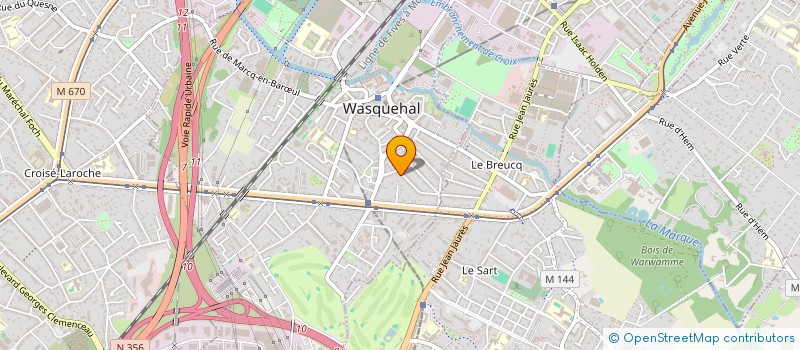 localisation de l'entreprise SCP FONCIERE LILLOISE à WASQUEHAL