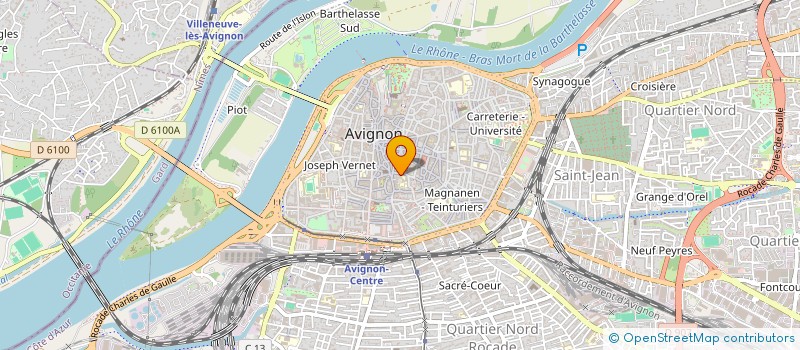 localisation de l'entreprise SCP FORTUNET ASSOCIES à AVIGNON