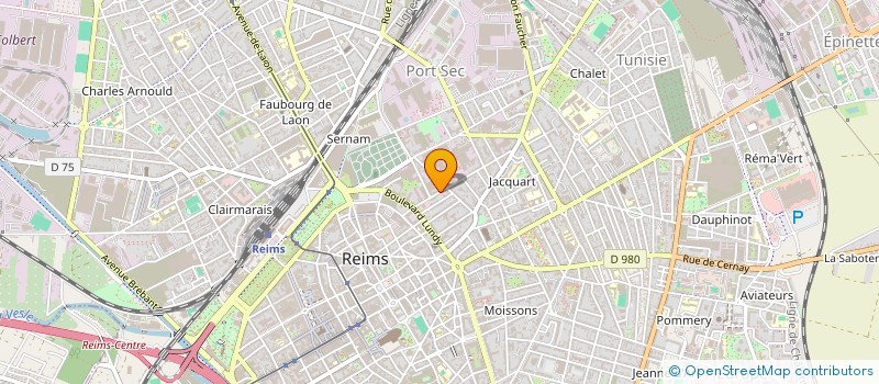 localisation de l'entreprise SCP FOURMON  REIMS