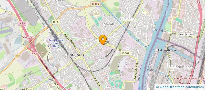 localisation de l'entreprise SCP FOURNIER ET MOSCATO à SAINT-LOUIS