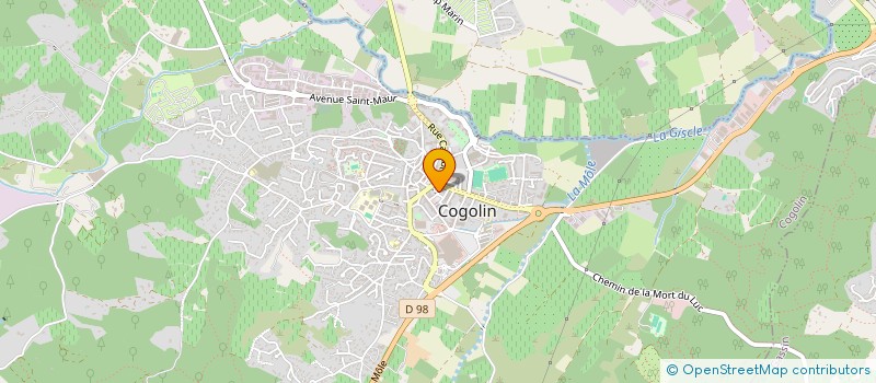 localisation de l'entreprise SCP FRANDAMI  COGOLIN