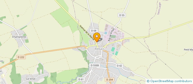 localisation de l'entreprise SCP FREDERIC ET BETTINA CHEBAUT DRS VETE à REBAIS