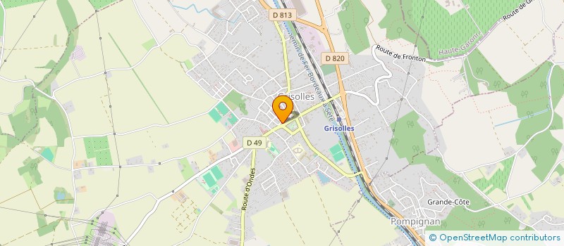 localisation de l'entreprise SCP GABRIEL VOVIS ET SOPHIE ORTET  GRISOLLES